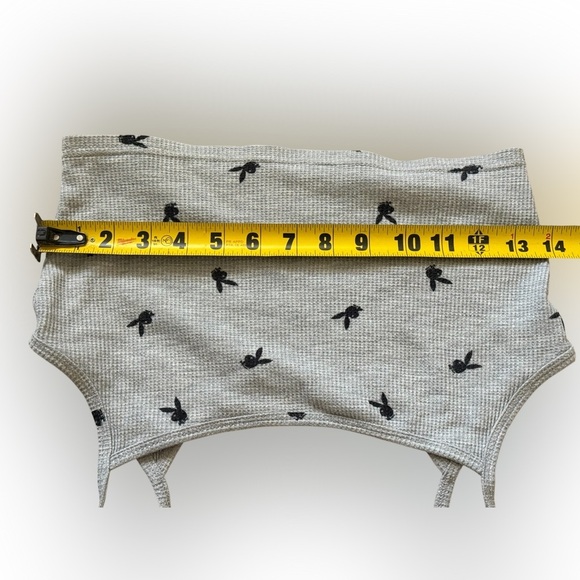 Playboy by PacSun Waffle Knit Crop Tank Top - Size M - Picture 5 of 8